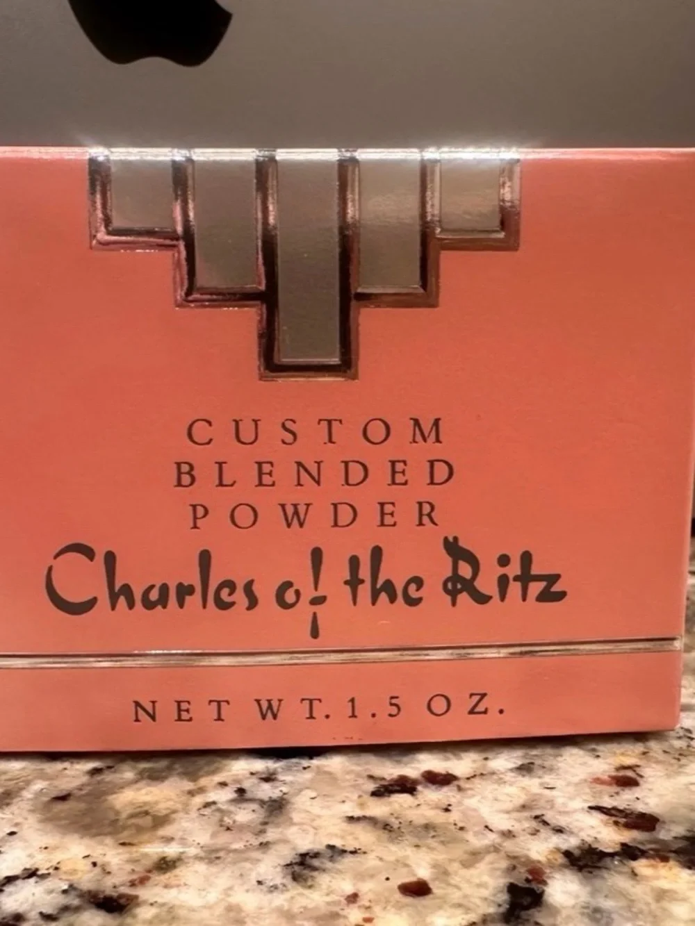Vintage Charles of the Ritz Custom Blended Powder 1.5oz, Rare Vanity Collectible